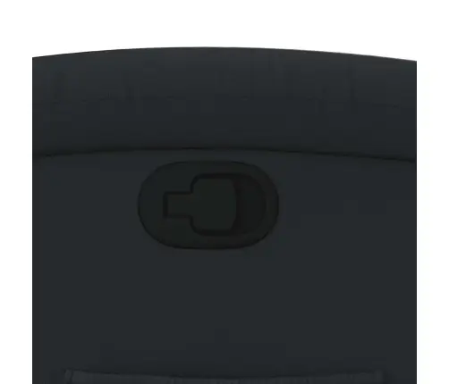 Atpūtas Krēsls, Atgāžams, Melna Dabīgā Āda Vidaxl