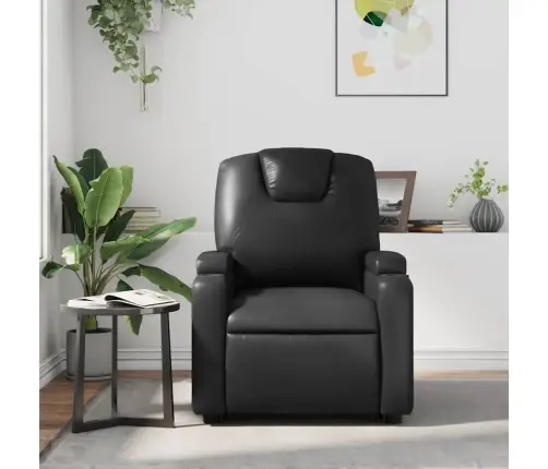 Masāžas Krēsls, Atgāžams, Melna Mākslīgā Āda Vidaxl