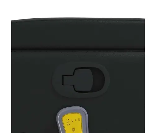 Masāžas Krēsls, Atgāžams, Melna Mākslīgā Āda Vidaxl