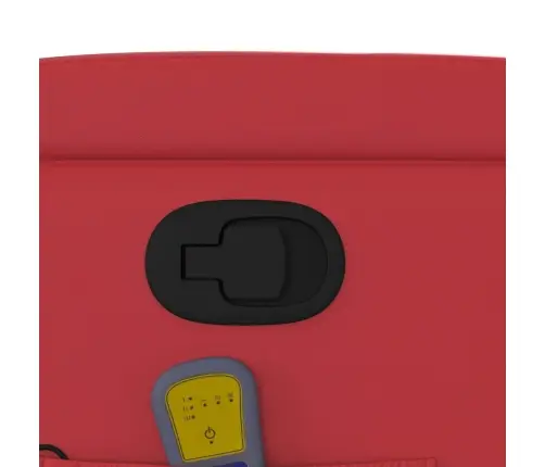 Masāžas Krēsls, Atgāžams, Sarkana Mākslīgā Āda Vidaxl