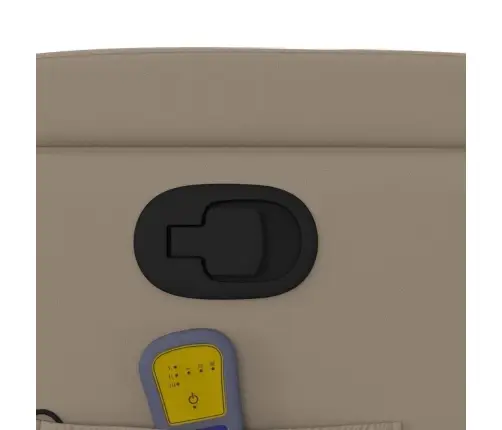 Masāžas Krēsls, Atgāžams, Kapučīno Krāsas Mākslīgā Āda Vidaxl