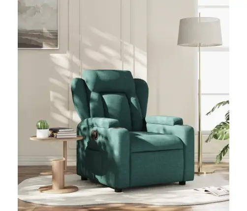 Atlošiamas Krėslas, Tamsiai Žalios Spalvos, Audinys