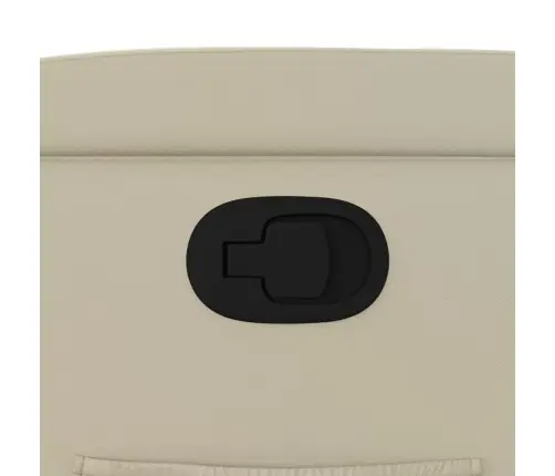 Atpūtas Krēsls, Atgāžams, Krēmkrāsas Mākslīgā Āda Vidaxl