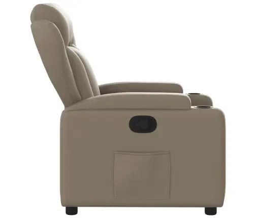 Atpūtas Krēsls, Atgāžams, Kapučīno Krāsas Mākslīgā Āda Vidaxl