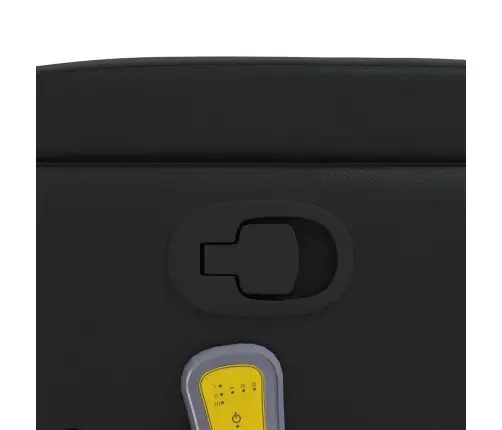 Masāžas Krēsls, Atgāžams, Melna Mākslīgā Āda Vidaxl