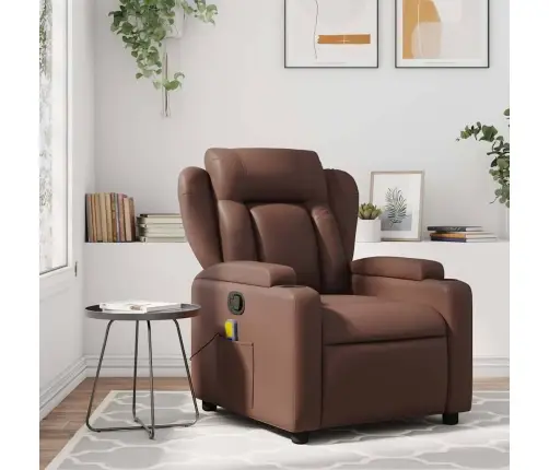 Masāžas Krēsls, Brūna Mākslīgā Āda Vidaxl