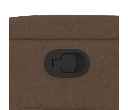 Atlošiamas Krėslas, Rudos Spalvos, Audinys