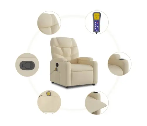 Massaažitool, Kreemjas, Kangas