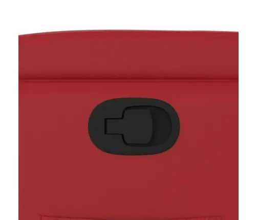 Atpūtas Krēsls, Atgāžams, Sarkana Mākslīgā Āda Vidaxl