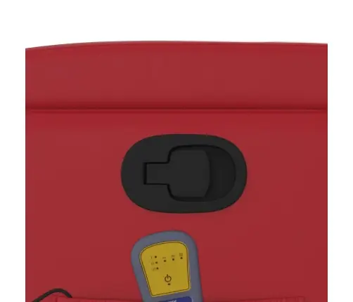 Masāžas Krēsls, Atgāžams, Sarkana Mākslīgā Āda Vidaxl