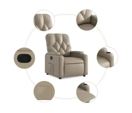 Tugitool, Cappuccino, Kunstnahk