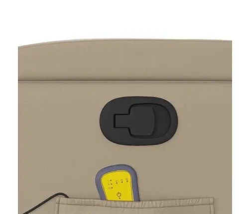 Masāžas Krēsls, Atgāžams, Kapučīno Krāsas Mākslīgā Āda Vidaxl