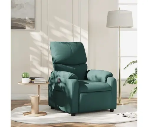 Atlošiamas Krėslas, Tamsiai Žalios Spalvos, Audinys Atlošiamas Krėslas, Tamsiai Žalios Spalvos, Audinys