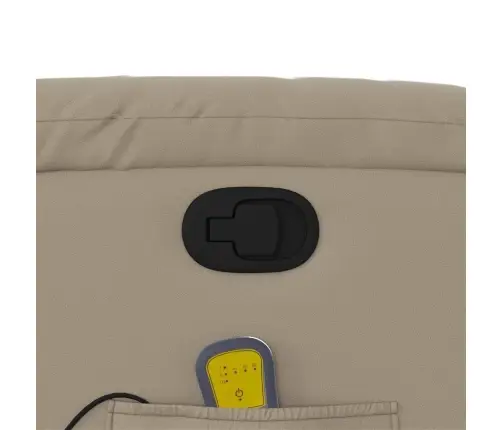 Masāžas Krēsls, Atgāžams, Kapučīno Krāsas Mākslīgā Āda Vidaxl