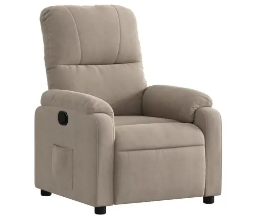 Atpūtas Krēsls, Atgāžams, Pelēkbrūns Mikrošķiedras Audums Vidaxl Atpūtas Krēsls, Atgāžams, Pelēkbrūns Mikrošķiedras Audums Vidaxl