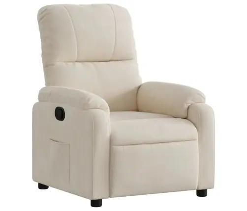 Atpūtas Krēsls, Atgāžams, Brūns Mikrošķiedras Audums Vidaxl