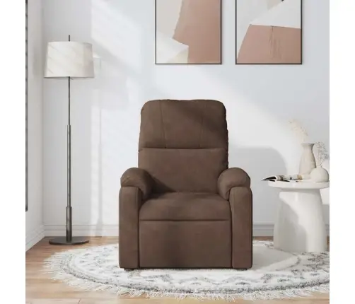 Masāžas Krēsls, Brūns Mikrošķiedras Audums Vidaxl Masāžas Krēsls, Brūns Mikrošķiedras Audums Vidaxl