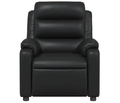 Atpūtas Krēsls, Atgāžams, Melna Mākslīgā Āda Vidaxl