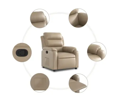 Tugitool, Cappuccino, Kunstnahk