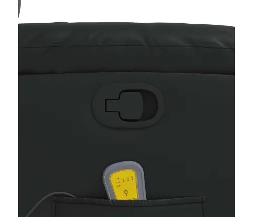 Masāžas Krēsls, Atgāžams, Melna Mākslīgā Āda Vidaxl