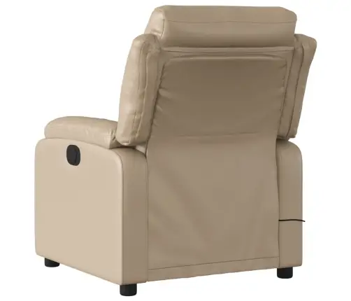 Masāžas Krēsls, Atgāžams, Kapučīno Krāsas Mākslīgā Āda Vidaxl