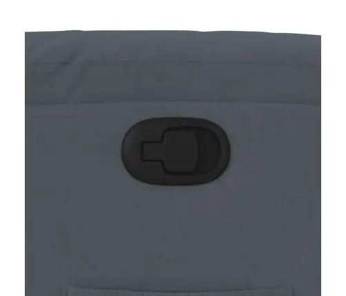 Atlošiamas Krėslas, Tamsiai Pilkos Spalvos, Aksomas