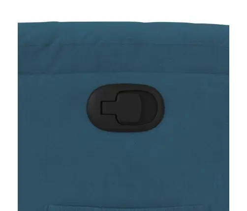 Atpūtas Krēsls, Atgāžams, Zils Samts Vidaxl