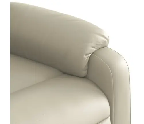 Reguleeritav Tugitool, Kreemjas, Kunstnahk Reguleeritav Tugitool, Kreemjas, Kunstnahk