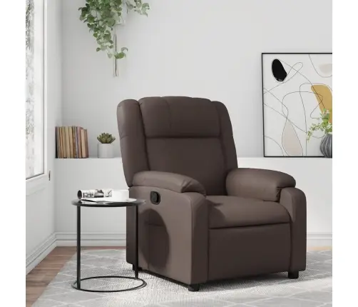 Atpūtas Krēsls, Atgāžams, Brūna Mākslīgā Āda Vidaxl