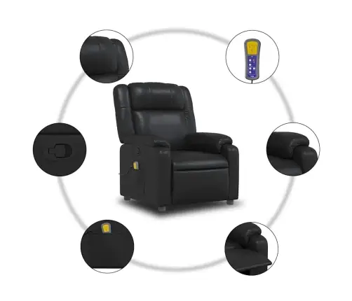 Massaažitool, Must, Kunstnahk