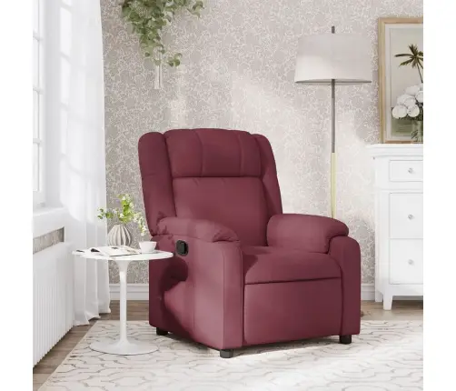 Atpūtas Krēsls, Atgāžams, Vīnsarkans Audums Vidaxl Atpūtas Krēsls, Atgāžams, Vīnsarkans Audums Vidaxl