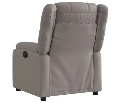 Atpūtas Krēsls, Atgāžams, Pelēkbrūns Audums Vidaxl
