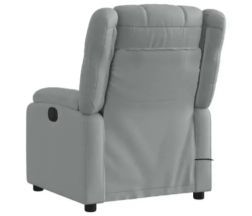 Masāžas Krēsls, Atgāžams, Gaiši Pelēks Audums Vidaxl Masāžas Krēsls, Atgāžams, Gaiši Pelēks Audums Vidaxl