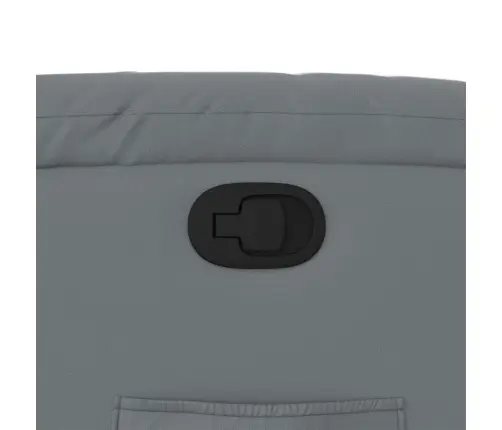 Atpūtas Krēsls, Atgāžams, Pelēka Mākslīgā Āda Vidaxl