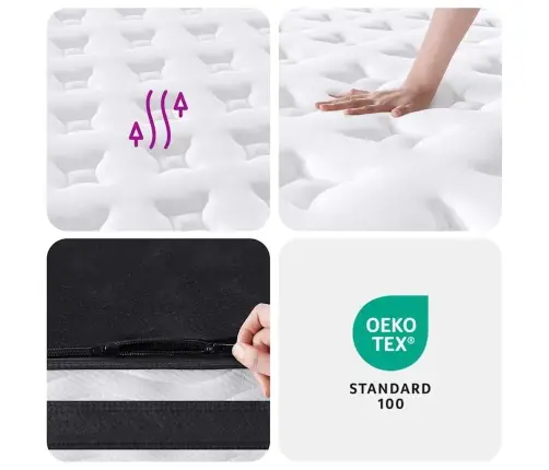 Atsperu Matracis, Medium, 180X200 Cm Vidaxl