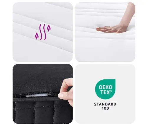 Bonnell Tipo Spyruoklių Čiužinys, 200X200cm Vidutinio Kietumo