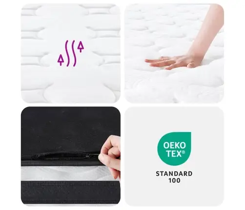 Bonnell Tipo Spyruoklių Čiužinys, 160X200cm Vidutinio Kietumo