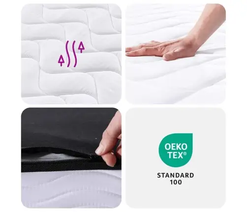 Bonnell Tipo Spyruoklių Čiužinys, 140X190cm Vidutinio Kietumo