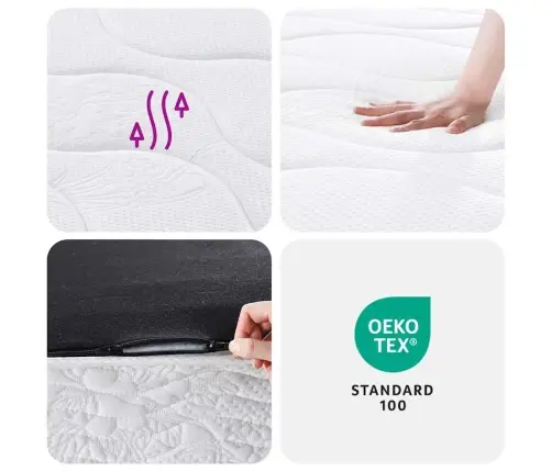 Bonnell Tipo Spyruoklių Čiužinys, 180X200cm Vidutinio Kietumo