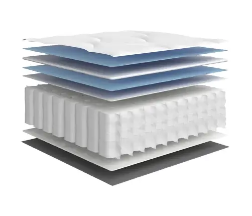 Kišeninių Spyruoklių Čiužinys, 120X200cm Vidutinio Kietumo