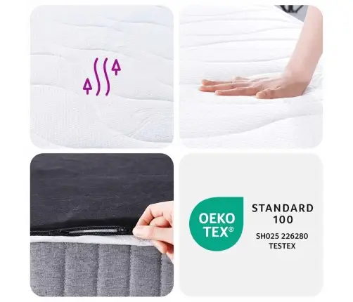 Atsperu Matracis, Medium, 140X200 Cm Vidaxl