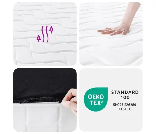 Atsperu Matracis, Medium Firm, 80X200 Cm Vidaxl