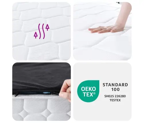 Atsperu Matracis, Medium Firm, 80X200 Cm Vidaxl