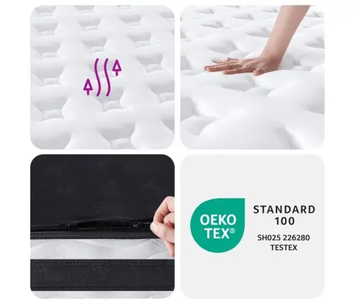 Atsperu Matracis, Medium, 140X190 Cm Vidaxl Atsperu Matracis, Medium, 140X190 Cm Vidaxl