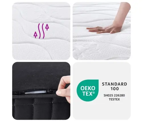 Bonnell Atsperu Matracis, Medium, 100X200 Cm Vidaxl