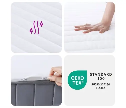 Poroloninis Čiužinys, 100X200cm Vidutinio Minkštumo