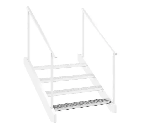 Režģa Pakāpiens, 100X24X7 Cm, Cinkots Tērauds Vidaxl