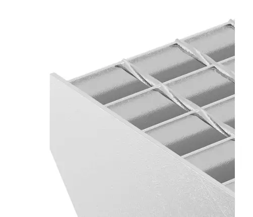 Režģa Pakāpiens, 100X24X7 Cm, Cinkots Tērauds Vidaxl