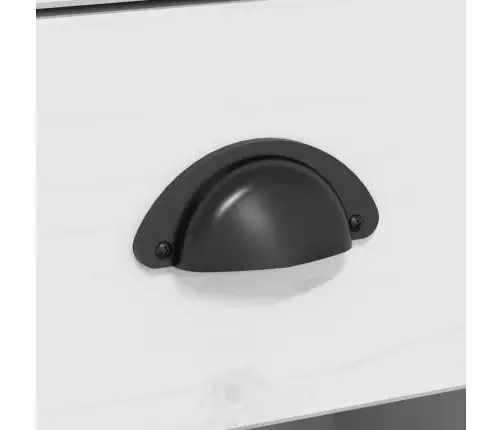 Augstais Skapis Bodo, 115,5X43X200,5 Cm, Priedes Koks, Balts Vidaxl