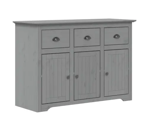 Kõrge Kapp "Bodo", Hall, 115,5 X 43 X 200,5 cm Männipuit